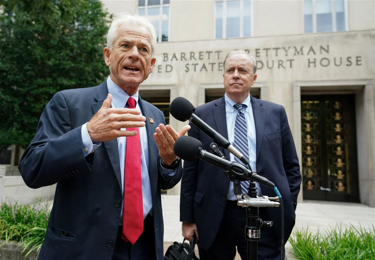 Peter Navarro, a former Trump assistant, was given a 4-month prison sentence for the House Jan. 6 probe