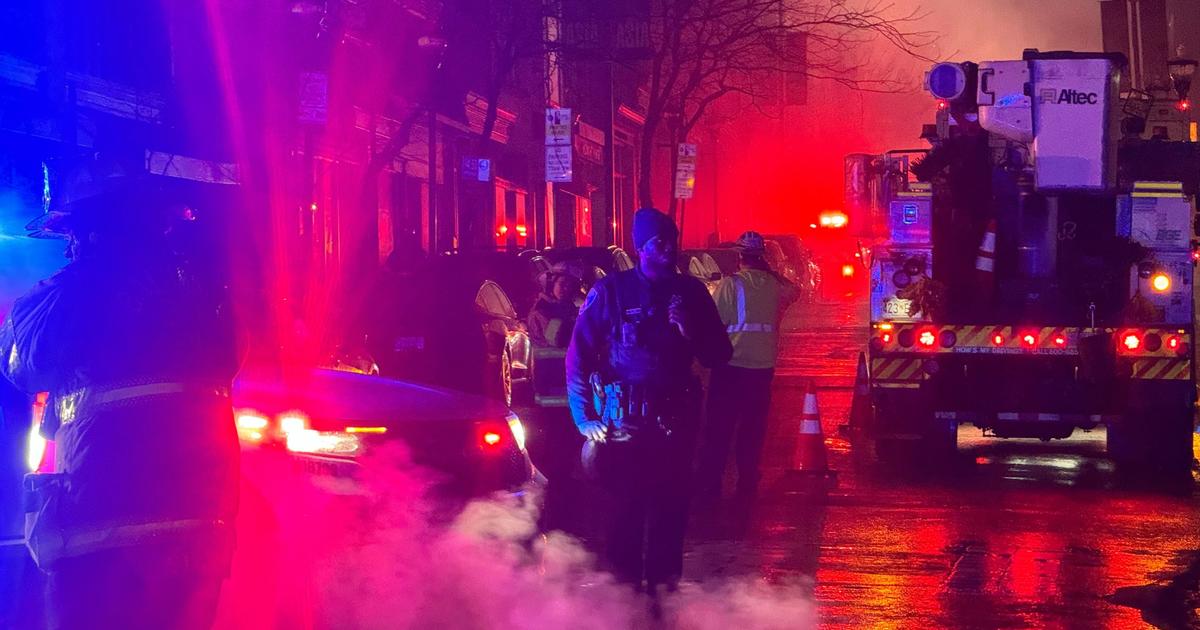 Downtown Baltimore is partially dark following several bursts of manhole covers